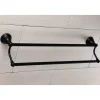Online Royale 24-Inch Dual Towel Bar in Matte Black Towel Bars