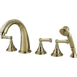 Outlet Royale Roman Tub Filler 5 Pieces with Hand Shower Tub & Shower Sets|Tub Faucets