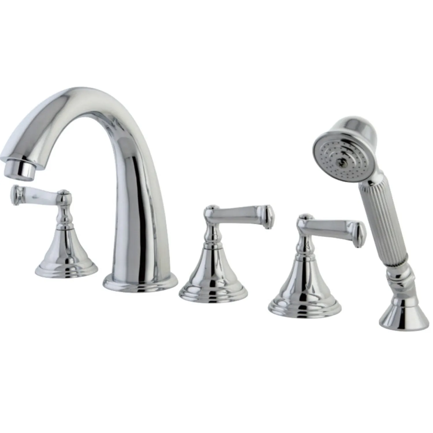 Outlet Royale Roman Tub Filler 5 Pieces with Hand Shower Tub & Shower Sets|Tub Faucets