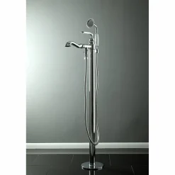 Discount Royale Single Handle Freestanding Roman Tub Faucet with Hand Shower Free Standing Tub Fillers|Tub Faucets