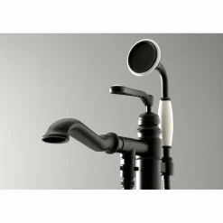 Discount Royale Single Handle Freestanding Roman Tub Faucet with Hand Shower Free Standing Tub Fillers|Tub Faucets