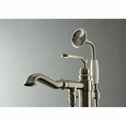Discount Royale Single Handle Freestanding Roman Tub Faucet with Hand Shower Free Standing Tub Fillers|Tub Faucets
