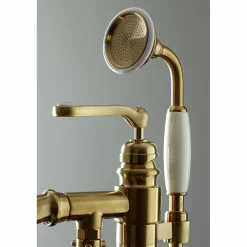 Discount Royale Single Handle Freestanding Roman Tub Faucet with Hand Shower Free Standing Tub Fillers|Tub Faucets