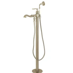 Discount Royale Single Handle Freestanding Roman Tub Faucet with Hand Shower Free Standing Tub Fillers|Tub Faucets