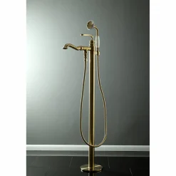 Discount Royale Single Handle Freestanding Roman Tub Faucet with Hand Shower Free Standing Tub Fillers|Tub Faucets
