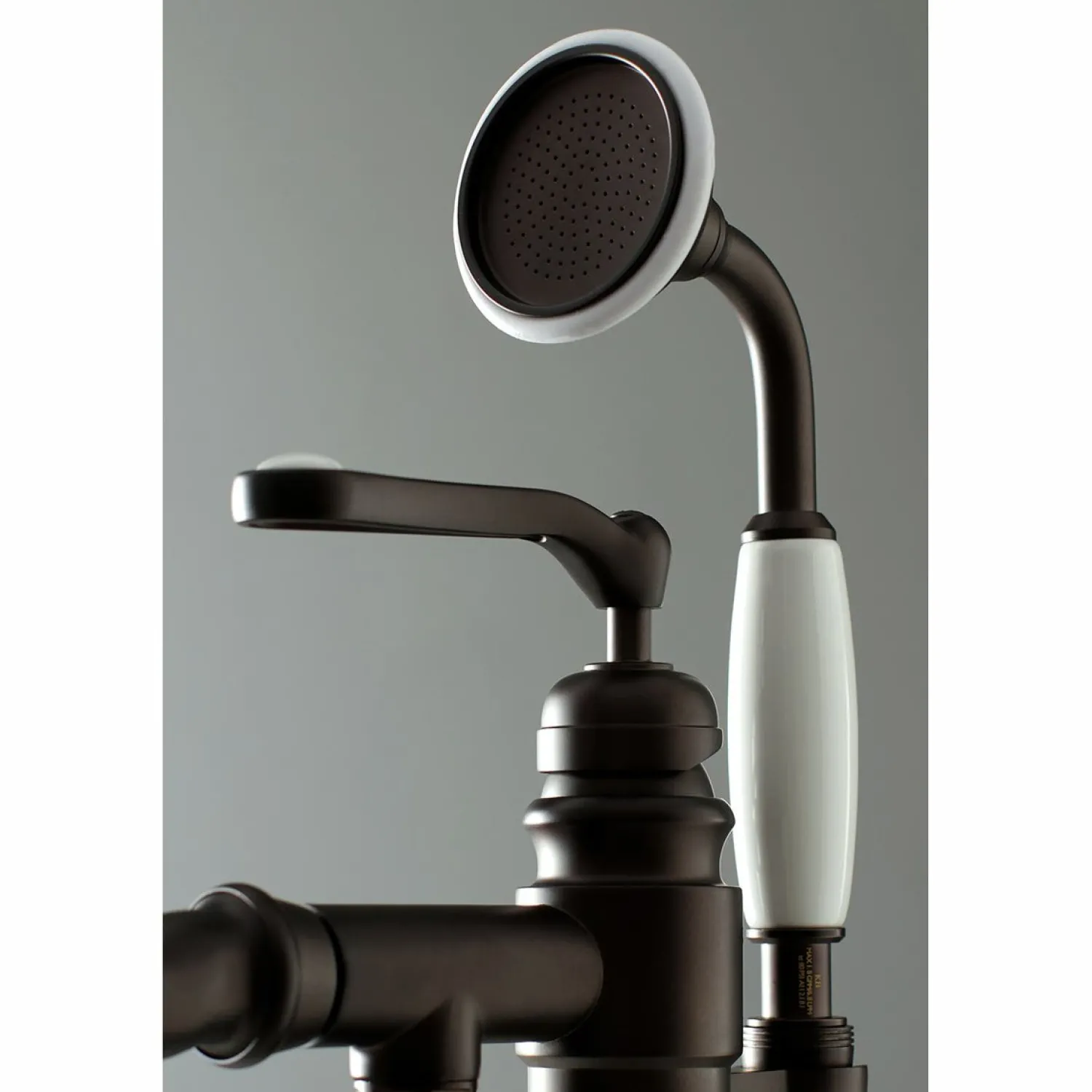 Discount Royale Single Handle Freestanding Roman Tub Faucet with Hand Shower Free Standing Tub Fillers|Tub Faucets