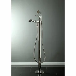 Discount Royale Single Handle Freestanding Roman Tub Faucet with Hand Shower Free Standing Tub Fillers|Tub Faucets