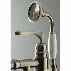 Discount Royale Single Handle Freestanding Roman Tub Faucet with Hand Shower Free Standing Tub Fillers|Tub Faucets