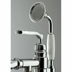 Discount Royale Single Handle Freestanding Roman Tub Faucet with Hand Shower Free Standing Tub Fillers|Tub Faucets