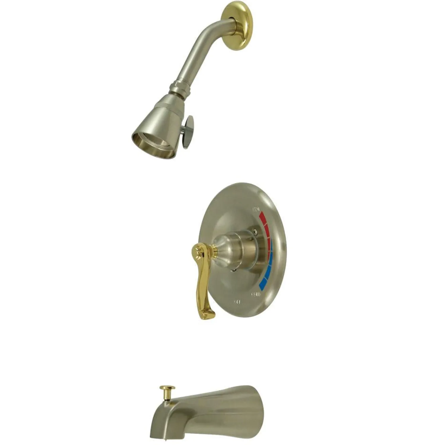 Royale Single Handle Solid Brass Tub and Shower Faucet Tub & Shower Sets