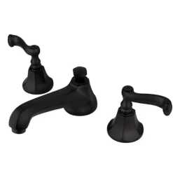 Outlet Royale 8" to 16" Widespread Two Handle Lavatory Faucet with Brass Pop-up 8" Widespread