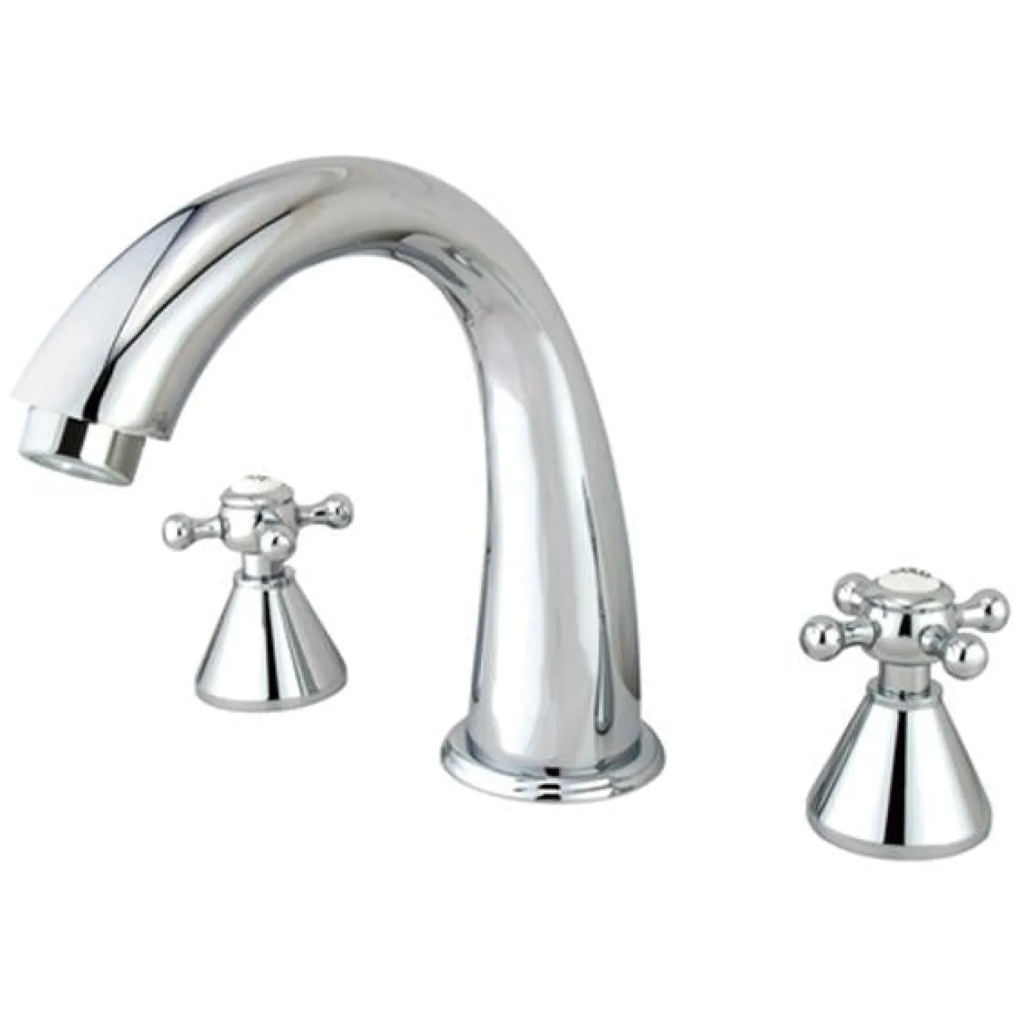Online Royale Two Handle 8" to 16" Widespread Solid Brass Roman Tub Filler Tub Faucets