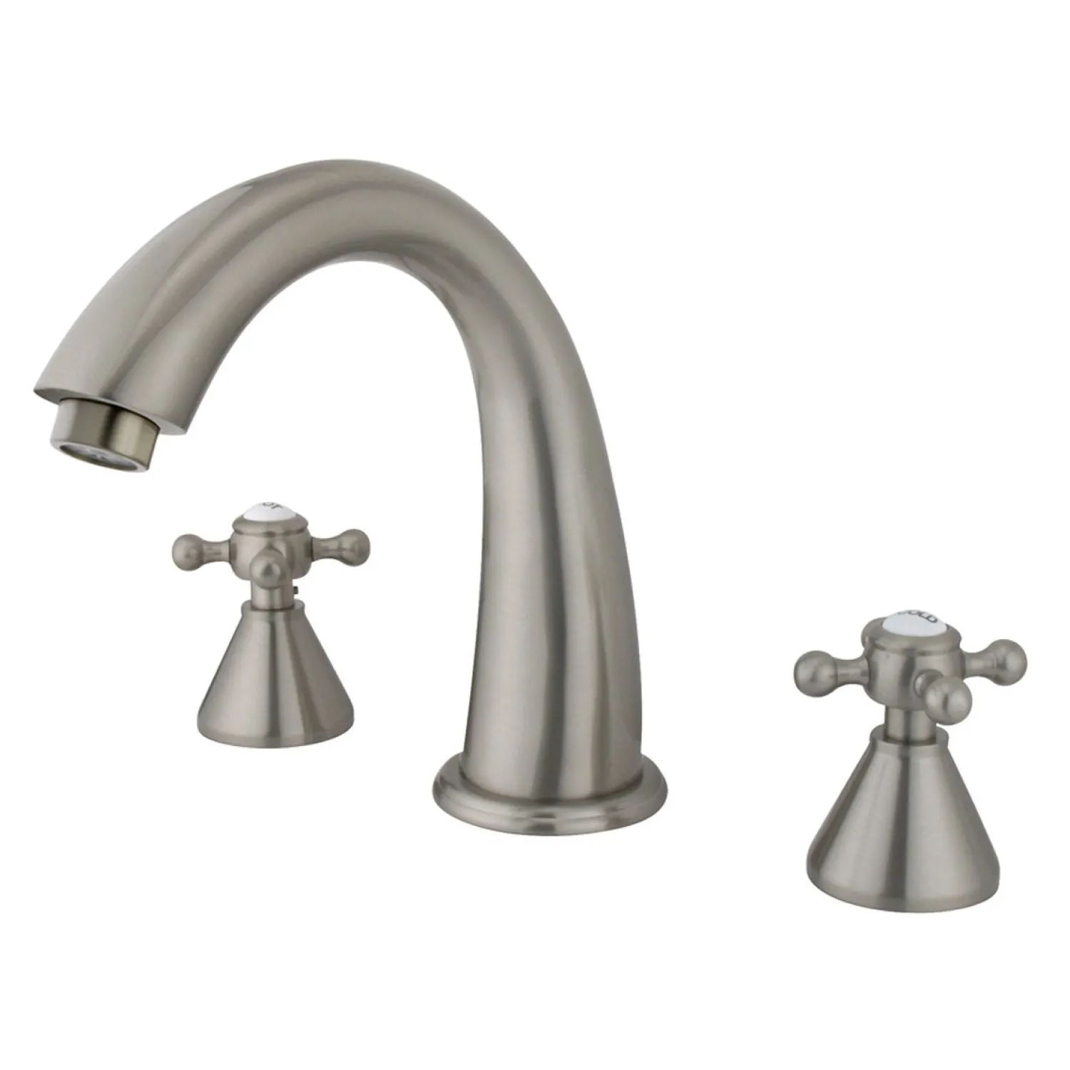 Online Royale Two Handle 8" to 16" Widespread Solid Brass Roman Tub Filler Tub Faucets