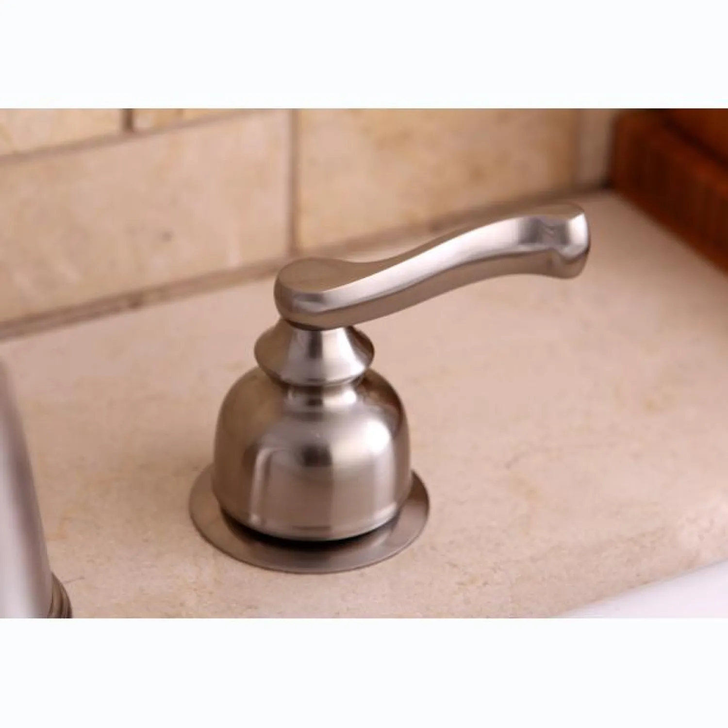 Sale Royale Two Handle Roman Tub Filler in Satin Nickel Tub Faucets