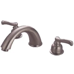 Sale Royale Two Handle Roman Tub Filler in Satin Nickel Tub Faucets