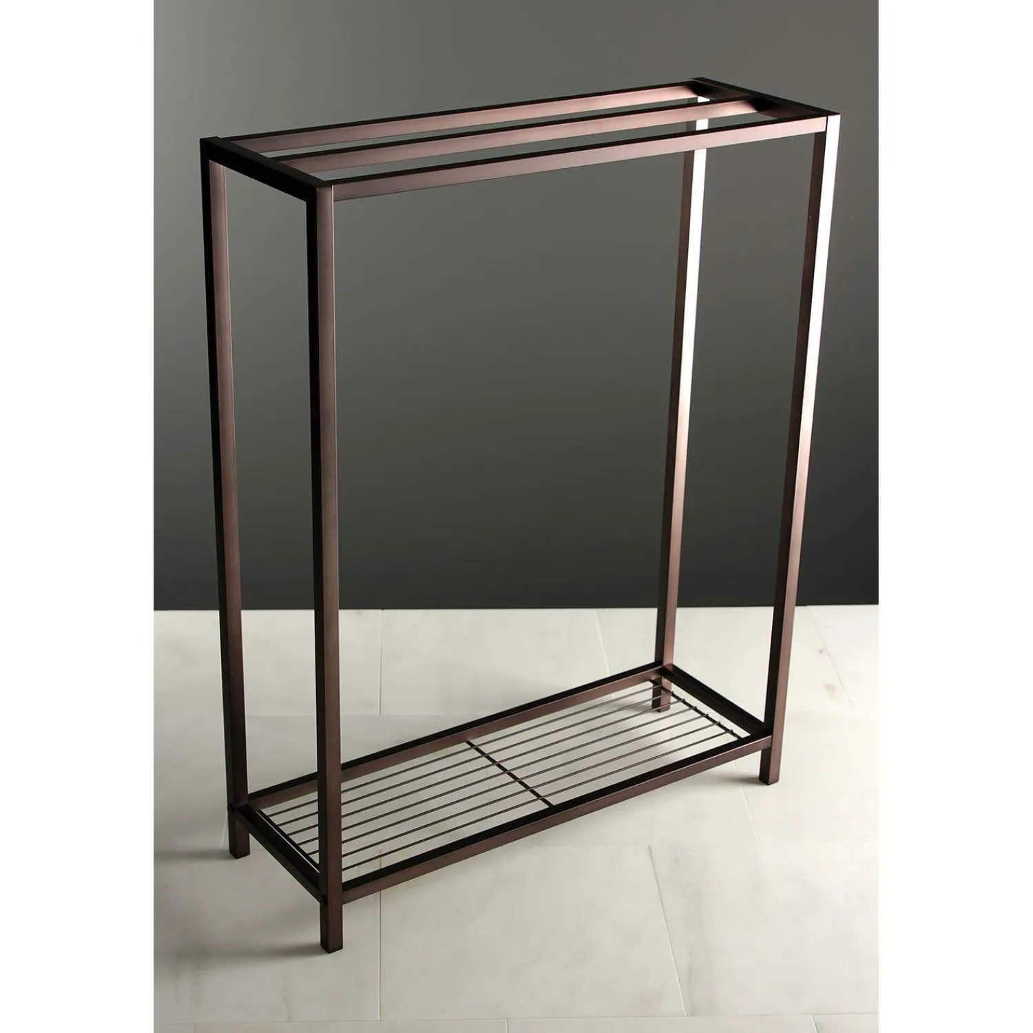 Discount SCC835X-P Edenscape Freestanding Iron Towel Rack Free-Standing Towel Racks