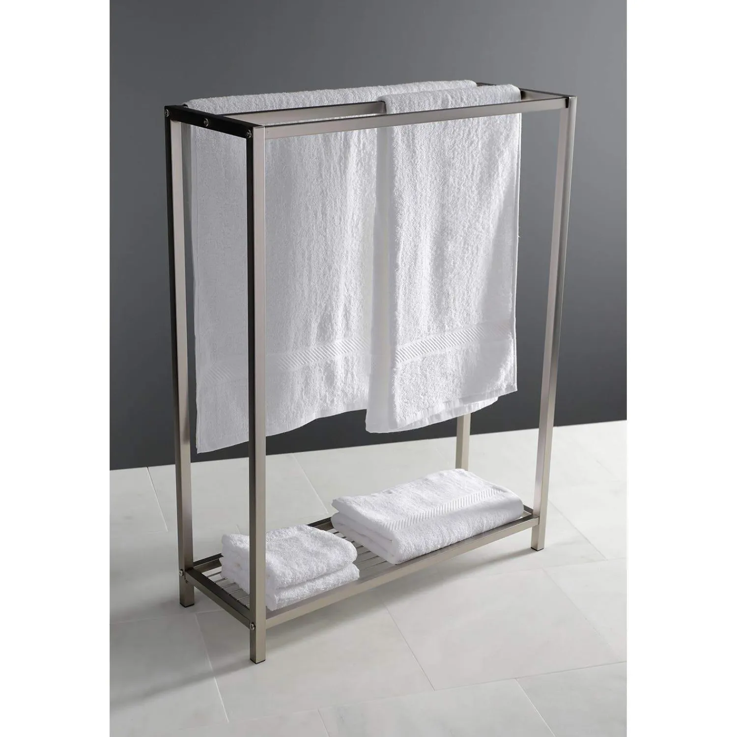 Discount SCC835X-P Edenscape Freestanding Iron Towel Rack Free-Standing Towel Racks