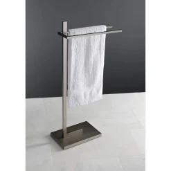 Clearance SCC860X-P Edenscape Pedestal Dual Towel Rack Free-Standing Towel Racks