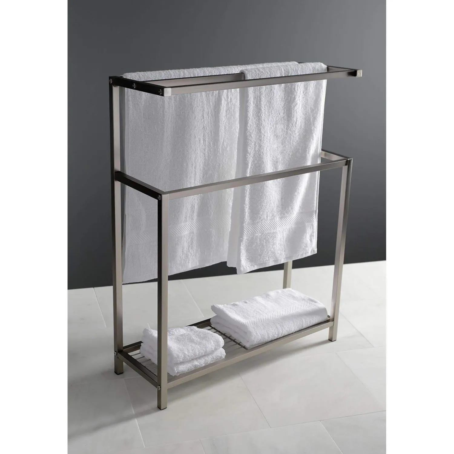 Discount SCC836X-P Edenscape Freestanding Iron Towel Rack Free-Standing Towel Racks