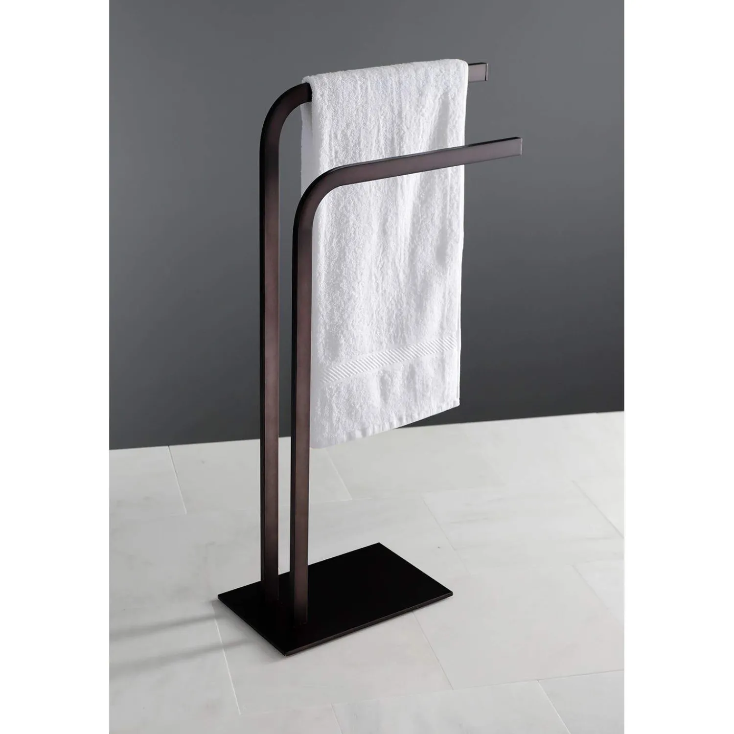 New SCC800X-P Edenscape Pedestal Dual Towel Rack Free-Standing Towel Racks