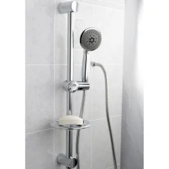 Discount 5 Setting Hand Shower with Hose and Slide Bar Kit Handheld Shower Heads|Shower Sets