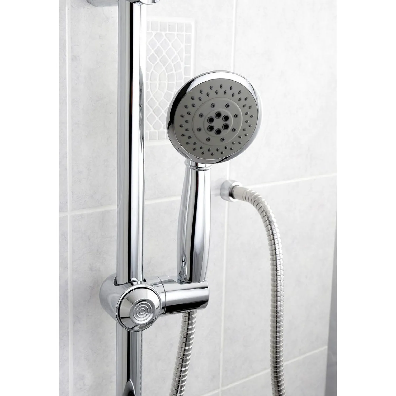 Discount 5 Setting Hand Shower with Hose and Slide Bar Kit Handheld Shower Heads|Shower Sets