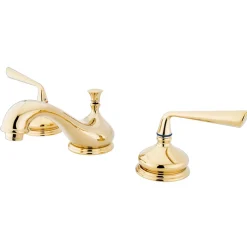 Outlet Silver Sage Classic Two Handle 8" to 16" Widespread Lavatory Faucet with Brass Pop-up 8" Widespread