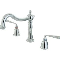 Clearance Silver Sage Classic Two Handle Roman Tub Filler Tub Faucets
