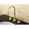 Discount Silver Sage 8" to 16" Widespread Two Handle Lavatory Faucet with Brass Pop-up 8" Widespread
