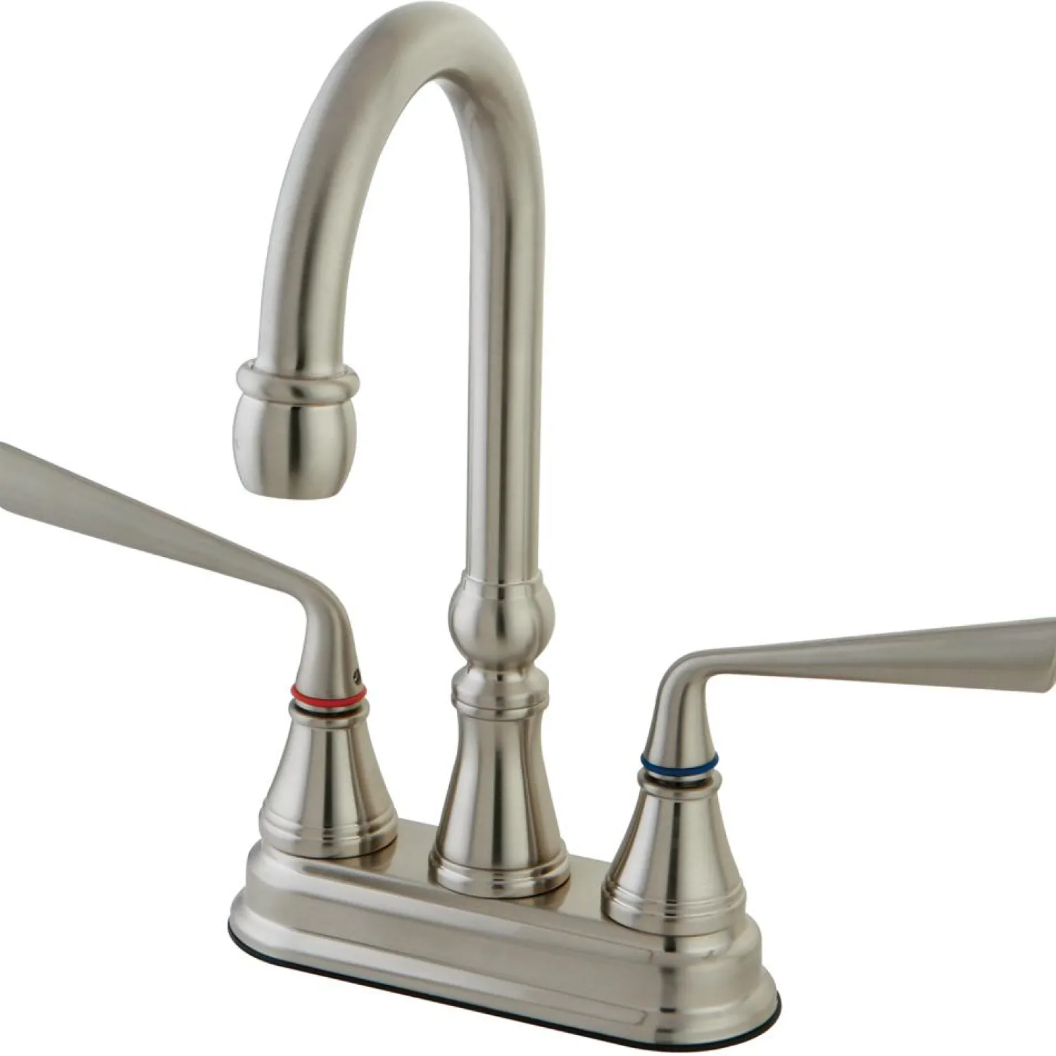 Outlet Silver Sage Two Handle 4" Centerset Bar Faucet Bar Faucets