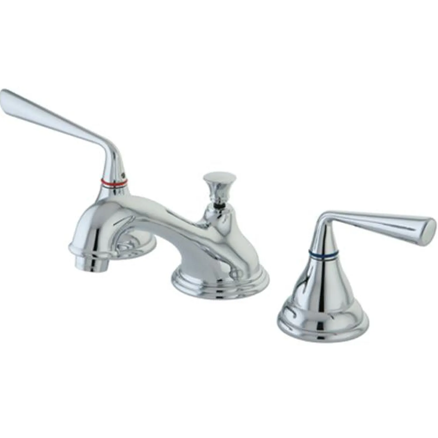 Best Silver Sage Two Handle 8" to 16" Widespread Lavatory Faucet with Brass Pop-up 8" Widespread