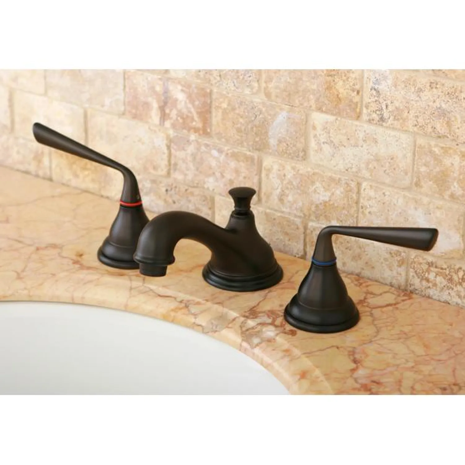 Best Silver Sage Two Handle 8" to 16" Widespread Lavatory Faucet with Brass Pop-up 8" Widespread