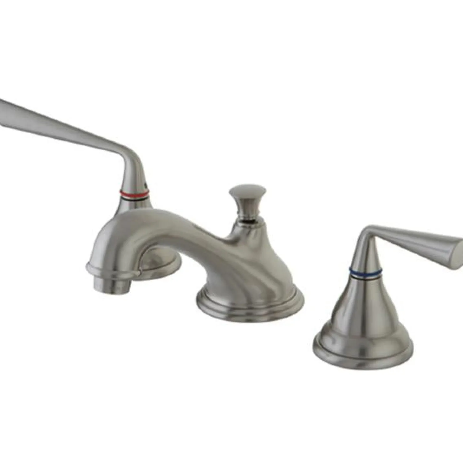 Best Silver Sage Two Handle 8" to 16" Widespread Lavatory Faucet with Brass Pop-up 8" Widespread