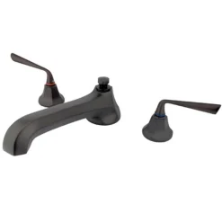 Clearance Silver Sage Two Handle Roman Tub Filler Tub Faucets