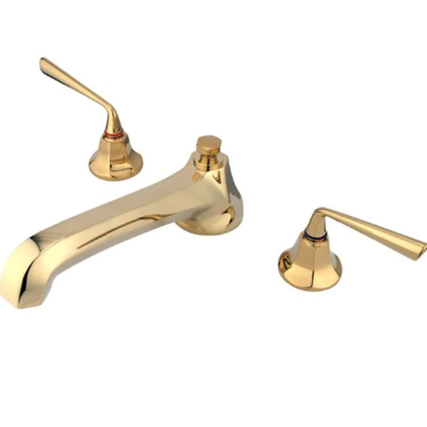 Clearance Silver Sage Two Handle Roman Tub Filler Tub Faucets