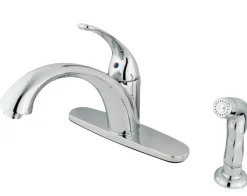 Clearance Single Handle Kitchen Faucet Faucets With Side Spray