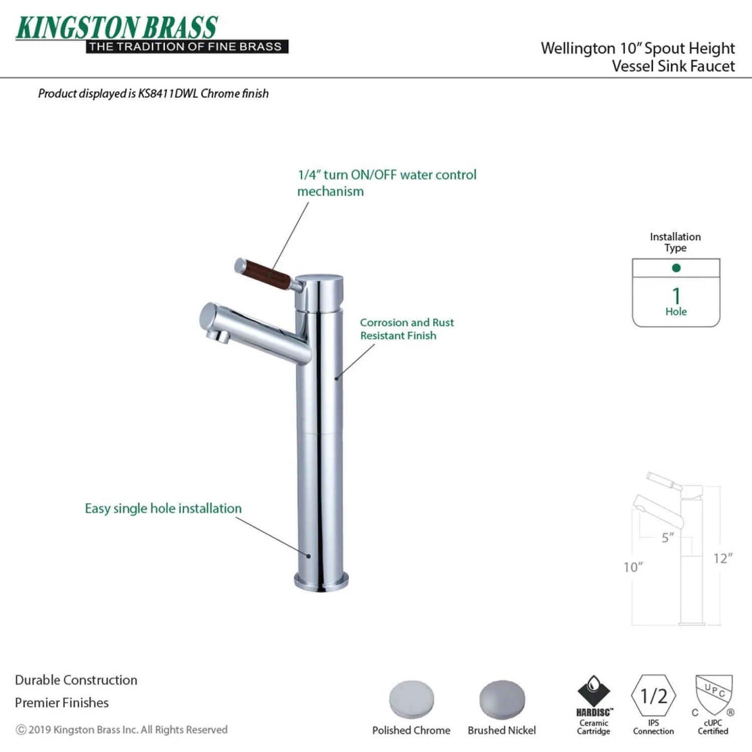 New Single-Hole Vessel Sink Faucet Vessel Faucets