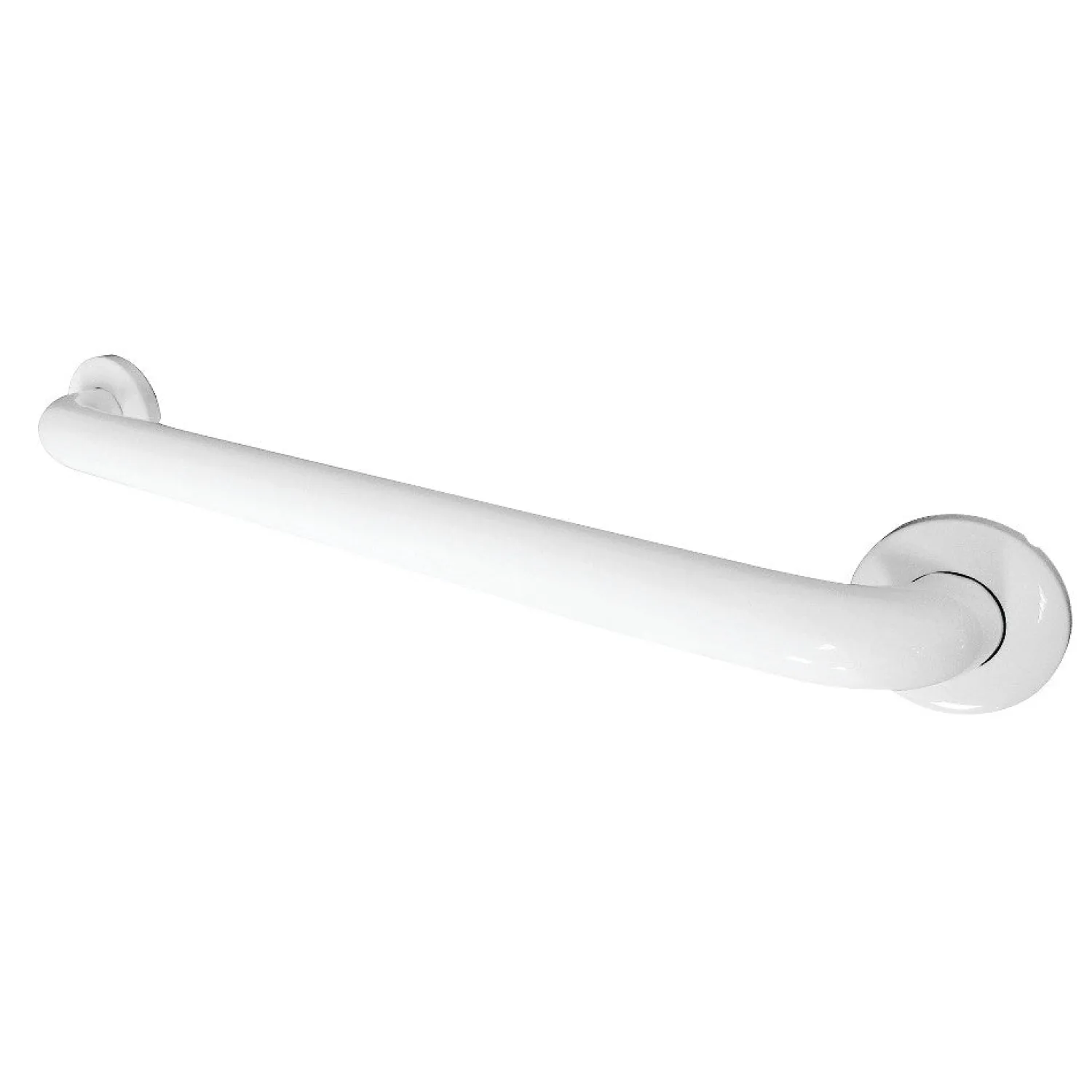 Discount 24" Stainless Steel ADA Grab Bar in White Grab Bars
