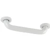 12" Stainless Steel ADA Grab Bar in White Grab Bars