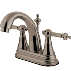 Discount Templeton 4" Centerset Two Handle Lavatory Faucet with Brass Pop-up 4" Center Set