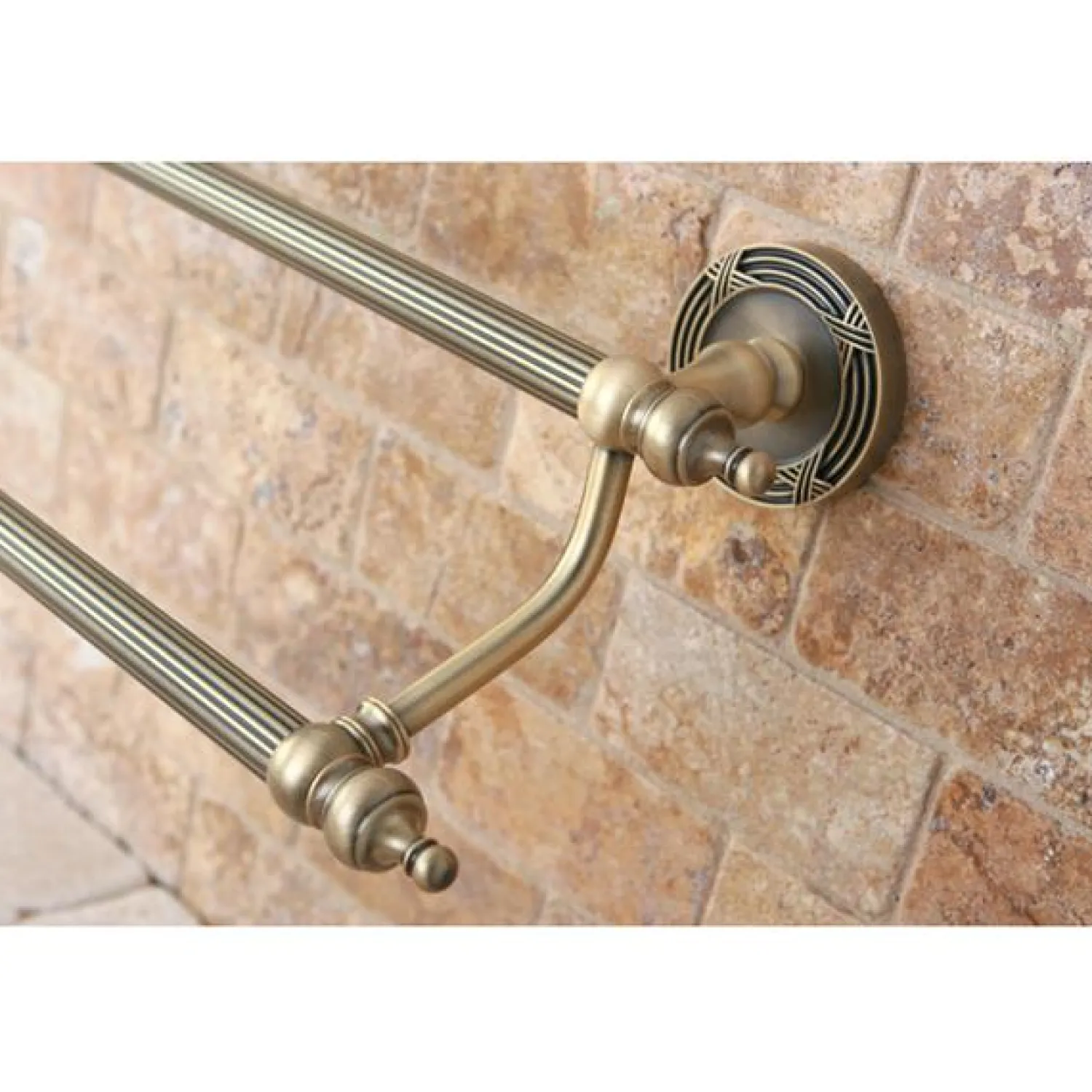 Hot Templeton 24" Dual Towel Bar Towel Bars