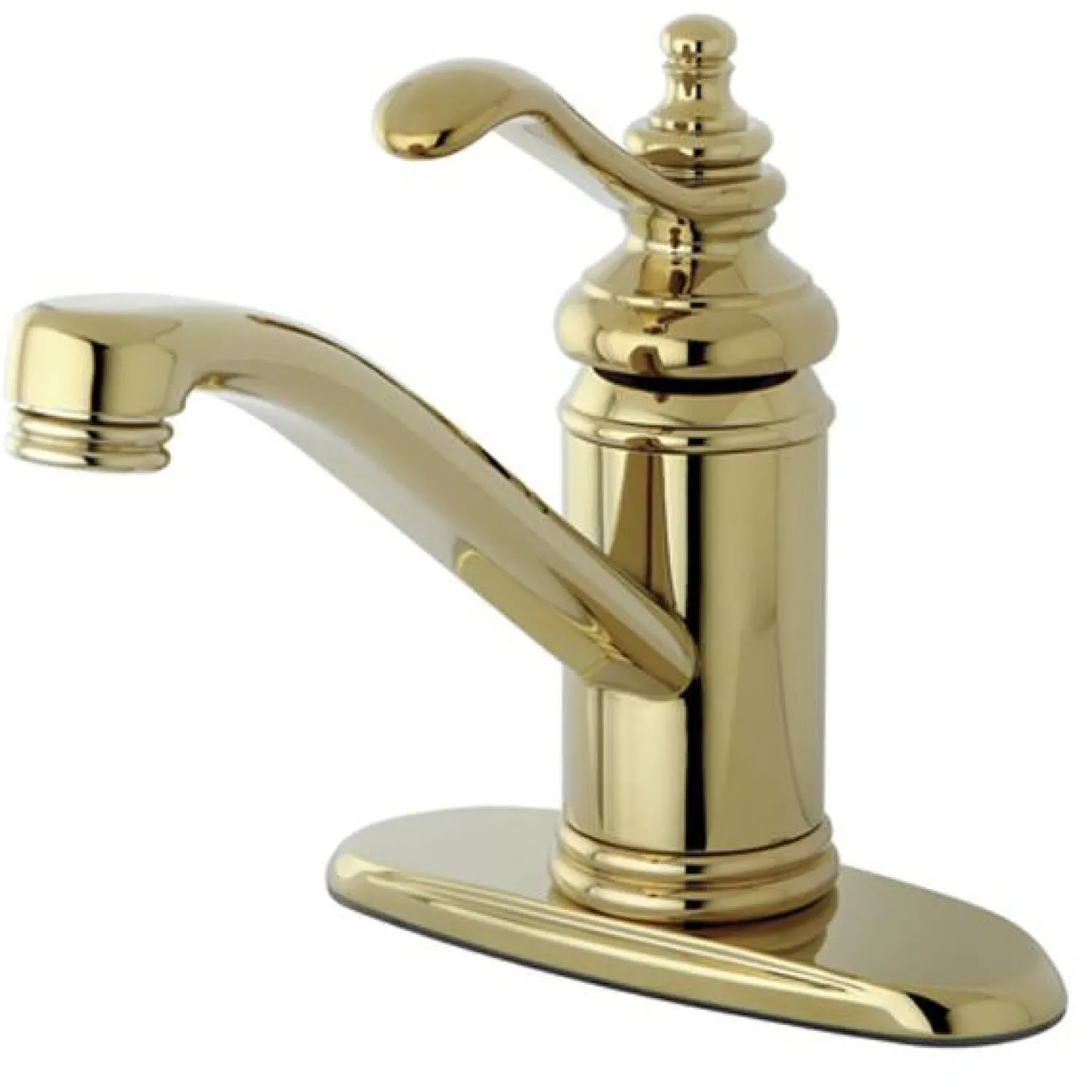 Online Templeton Single Handle 4" Centerset Lavatory Faucet with Push-Up and Optional Deck Plate 4" Center Set