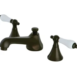 Sale Three-Hole 8-Inch Widespread Bathroom Faucet with Brass Pop-Up 8