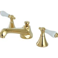 Sale Three-Hole 8-Inch Widespread Bathroom Faucet with Brass Pop-Up 8