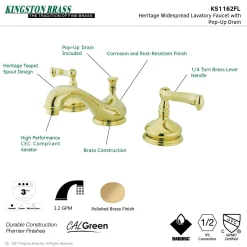 Discount Three-Hole 8-Inch Widespread Bathroom Faucet 8" Widespread