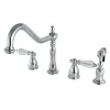 Online 8" to 16" Widespread Kitchen Faucet with Brass Sprayer Widespread Kitchen Faucets|Faucets With Side Spray