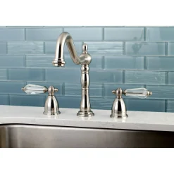 Hot 8" to 16" Widespread Kitchen Faucet Less Sprayer Widespread Kitchen Faucets