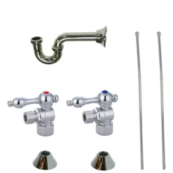Hot Trimscape Brass Plumbing Sink Trim Kit with P Trap for Lavatory and Kitchen P-Traps