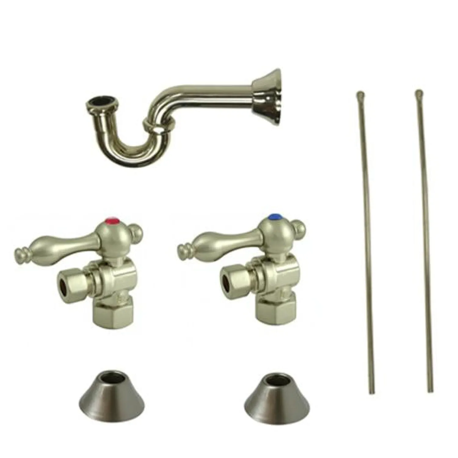 Hot Trimscape Brass Plumbing Sink Trim Kit with P Trap for Lavatory and Kitchen P-Traps