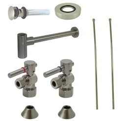 Best Trimscape Contemporary Plumbing Sink Trim Kit with Bottle Trap for Vessel Sink with Overflow Hole P-Traps